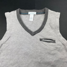 Load image into Gallery viewer, Boys Obaibi, grey knitted vest / sweater, GUC, size 2,  
