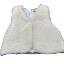 Load image into Gallery viewer, Girls Baby Baby, soft feel faux fur vest, EUC, size 000,  