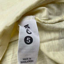 Load image into Gallery viewer, Boys KID, organic cotton henley t-shirt / top, FUC, size 5,  