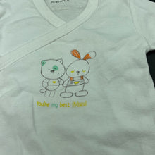 Load image into Gallery viewer, unisex Prenatal, white cotton bodysuit / romper, GUC, size 00,  