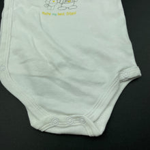 Load image into Gallery viewer, unisex Prenatal, white cotton bodysuit / romper, GUC, size 00,  