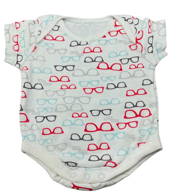 Boys cotton, bodysuit / romper, GUC, size 000-00,  