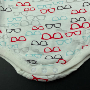 Boys cotton, bodysuit / romper, GUC, size 000-00,  