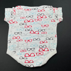 Boys cotton, bodysuit / romper, GUC, size 000-00,  