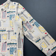 Load image into Gallery viewer, Boys Dymples, stretchy long sleeve top, dinosaurs, GUC, size 0,  