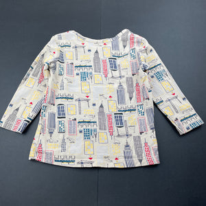 Boys Dymples, stretchy long sleeve top, dinosaurs, GUC, size 0,  