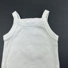 Load image into Gallery viewer, Girls Dymples, white cotton singletsuit / romper, GUC, size 000,  
