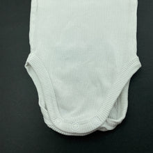 Load image into Gallery viewer, Girls Dymples, white cotton singletsuit / romper, GUC, size 000,  