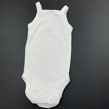 Load image into Gallery viewer, Girls Dymples, white cotton singletsuit / romper, GUC, size 000,  
