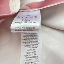 Load image into Gallery viewer, Girls LIPSY LONDON, pink &amp; white spot party dress, EUC, size 2-3, L: 50cm