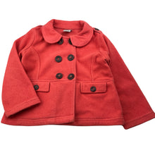 Load image into Gallery viewer, Girls Pumpkin Patch, coral fleece jacket / coat, L: 35cm, FUC, size 3,  