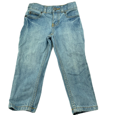 Boys Carters, straight fit denim jeans, adjustable, Inside leg: 31cm, GUC, size 2,  