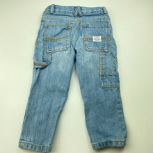 Load image into Gallery viewer, Boys Carters, straight fit denim jeans, adjustable, Inside leg: 31cm, GUC, size 2,  