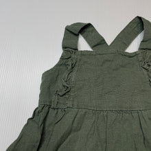 Load image into Gallery viewer, Girls Carters, khaki linen/viscose summer top, GUC, size 0,  