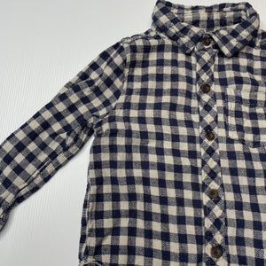 Boys Cotton On, checked long sleeve shirt, GUC, size 3,  