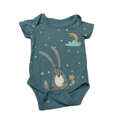 unisex lightweight, bamboo blend bodysuit / romper, FUC, size 000,  