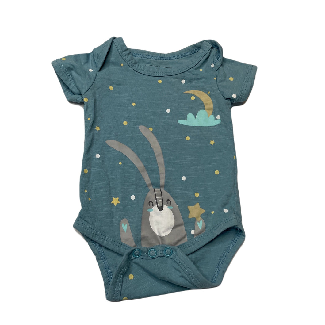 unisex lightweight, bamboo blend bodysuit / romper, FUC, size 000,  