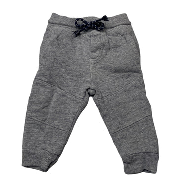 Boys purebaby, grey organic cotton track pants, elasticated, GUC, size 0,  