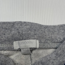 Load image into Gallery viewer, Boys purebaby, grey organic cotton track pants, elasticated, GUC, size 0,  