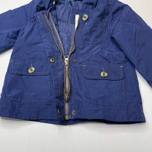 Load image into Gallery viewer, Girls Carters, lightweight hooded jacket / coat, EUC, size 12 months,  