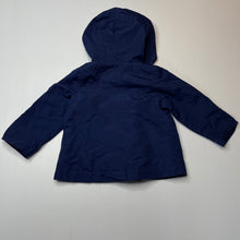 Load image into Gallery viewer, Girls Carters, lightweight hooded jacket / coat, EUC, size 12 months,  
