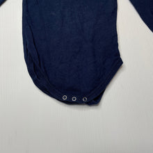 Load image into Gallery viewer, Girls TCM, navy cotton bodysuit / romper, GUC, size 2,  