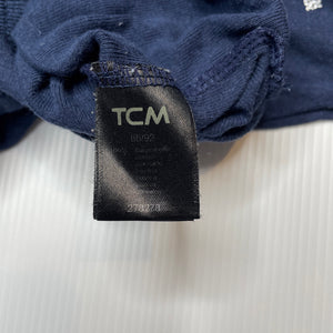 Girls TCM, navy cotton bodysuit / romper, GUC, size 2,  