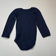 Load image into Gallery viewer, Girls TCM, navy cotton bodysuit / romper, GUC, size 2,  