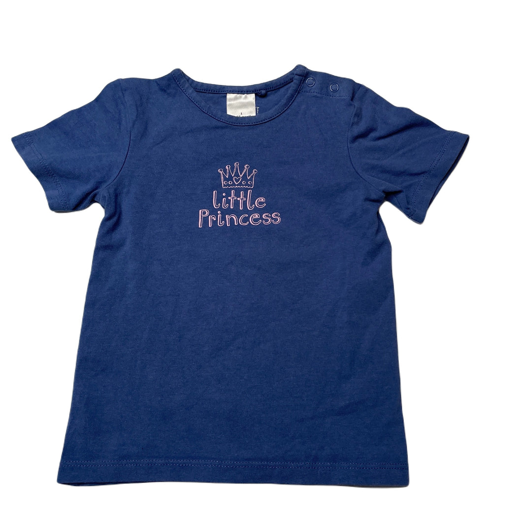 Girls Target, organic cotton blend t-shirt / top, EUC, size 1,  