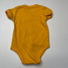 Load image into Gallery viewer, unisex Prenatal, orange cotton bodysuit / romper, EUC, size 0,  