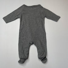 Load image into Gallery viewer, unisex Seed, grey cotton coverall / romper, EUC, size 0000,  