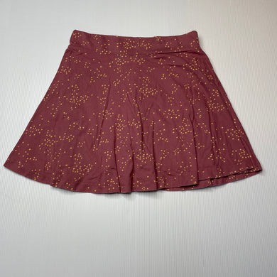 Girls Anko, cotton casual skirt, built-in shorts, elasticated, L: 32cm, GUC, size 7,  