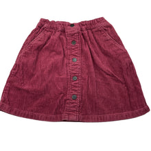 Load image into Gallery viewer, Girls Uniqlo, corduory cotton skirt, elasticated, L: 35cm, GUC, size 8,  