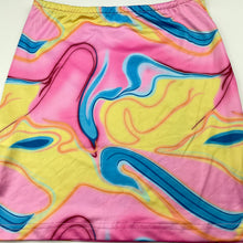 Load image into Gallery viewer, Girls Generation Outcast, colourful lightweight skirt, elasticated, Sz: XS, L: 33cm, W: 25.5cm across unstretched, EUC, size 5-6,  