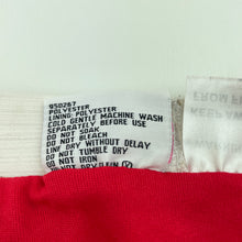 Load image into Gallery viewer, Girls Mango, lined red &amp; gold glitter party skirt, elasticated, L: 21.5cm, EUC, size 2,  