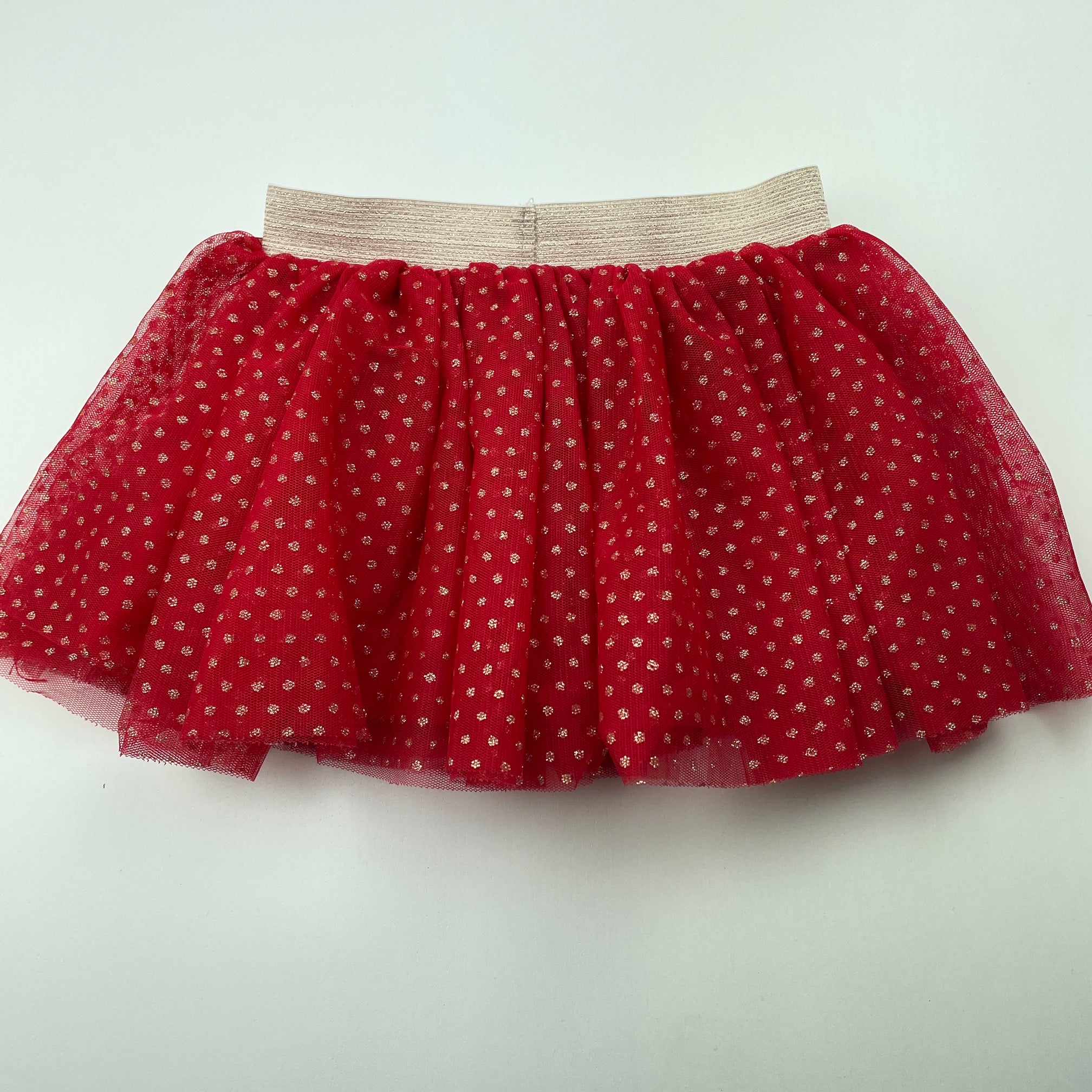 Gold glitter dots clearance skirt