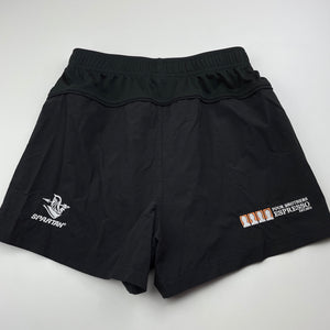 Boys black, rugby / sports shorts, elasticated, Seaforth Raiders, EUC, size 12,  