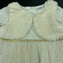 Load image into Gallery viewer, Girls Vitamins Kids, all-in-one dress / vest, light marks on skirt, FUC, size 1-2, L: 40cm