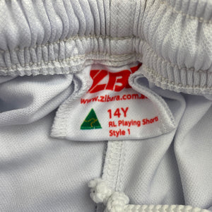 Boys Zibara, rugby / sports shorts, elasticated, Devils, FUC, size 14,  