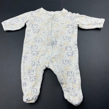 Load image into Gallery viewer, Boys Anko, cotton zip coverall / romper, FUC, size 0000,  
