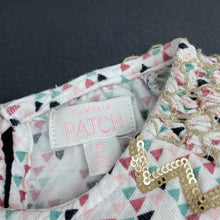 Load image into Gallery viewer, Girls Pumpkin Patch, viscose long sleeve dress, marks back of sleeves, FUC, size 5, L: 55cm