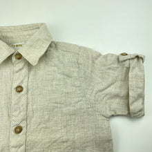 Load image into Gallery viewer, Boys TYROL, linen/cotton short sleeve shirt, GUC, size 2,  