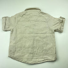Load image into Gallery viewer, Boys TYROL, linen/cotton short sleeve shirt, GUC, size 2,  