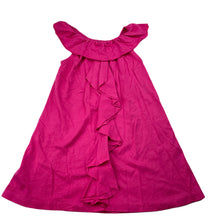 Load image into Gallery viewer, Girls Ralph Lauren, pink lightweight ruffle dress, GUC, size 12 months, L: 42cm