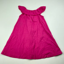 Load image into Gallery viewer, Girls Ralph Lauren, pink lightweight ruffle dress, GUC, size 12 months, L: 42cm