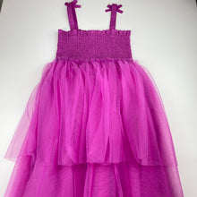 Load image into Gallery viewer, Girls Target, viscose/linen tulle party dress, EUC, size 7, L: 80cm