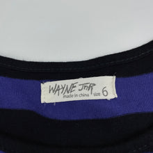 Load image into Gallery viewer, Girls Wayne Jnr, lightweight striped party dress, GUC, size 5, L: 65cm approx