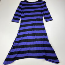 Load image into Gallery viewer, Girls Wayne Jnr, lightweight striped party dress, GUC, size 5, L: 65cm approx