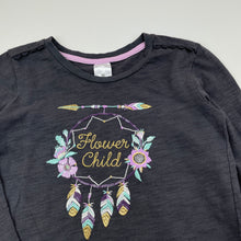 Load image into Gallery viewer, Girls Target, embroidered cotton long sleeve top, GUC, size 6,  