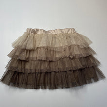 Load image into Gallery viewer, Girls Cheek, lined tiered tulle skirt, elasticated, L: 27cm, FUC, size 4-5,  